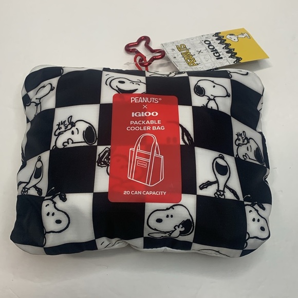 Peanuts Snoopy x Igloo Insulated Packable Tote Bag New - Picture 3 of 8